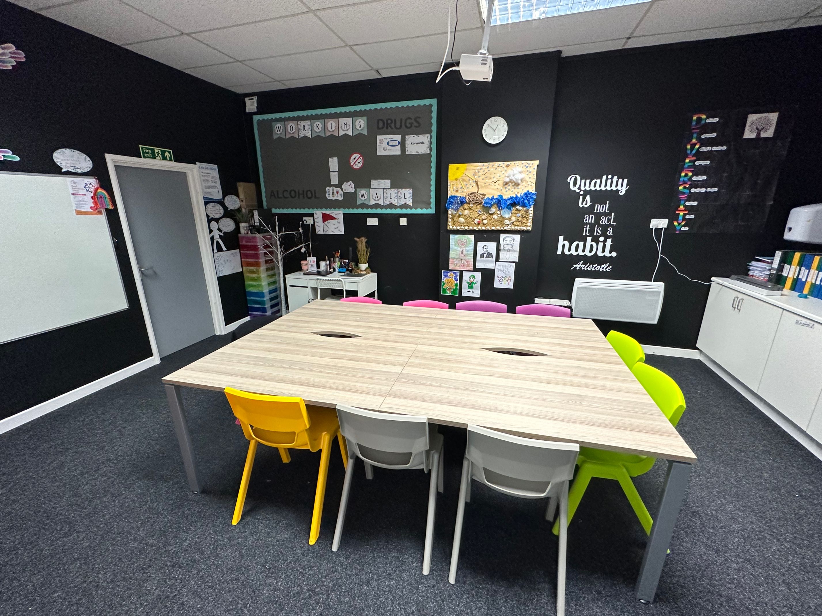 PSHE and Geography Classroom